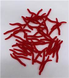 SEÑUELO LOMBRIZ SOFT EN BOLSA ZIPLOC 50 UNIDADES APROX.